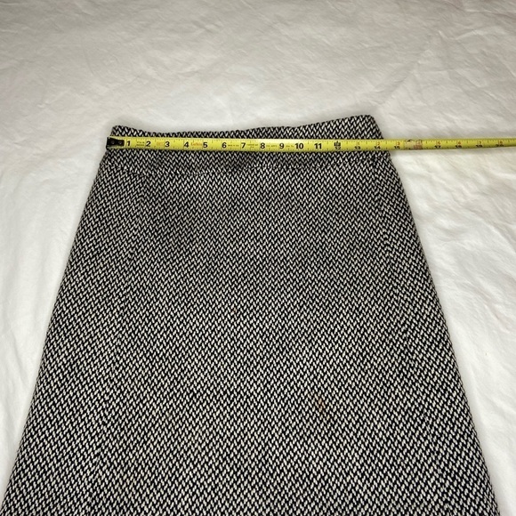 Jacob tweed  Aline black and white, lined skirt. Size 1/2 - Picture 8 of 12